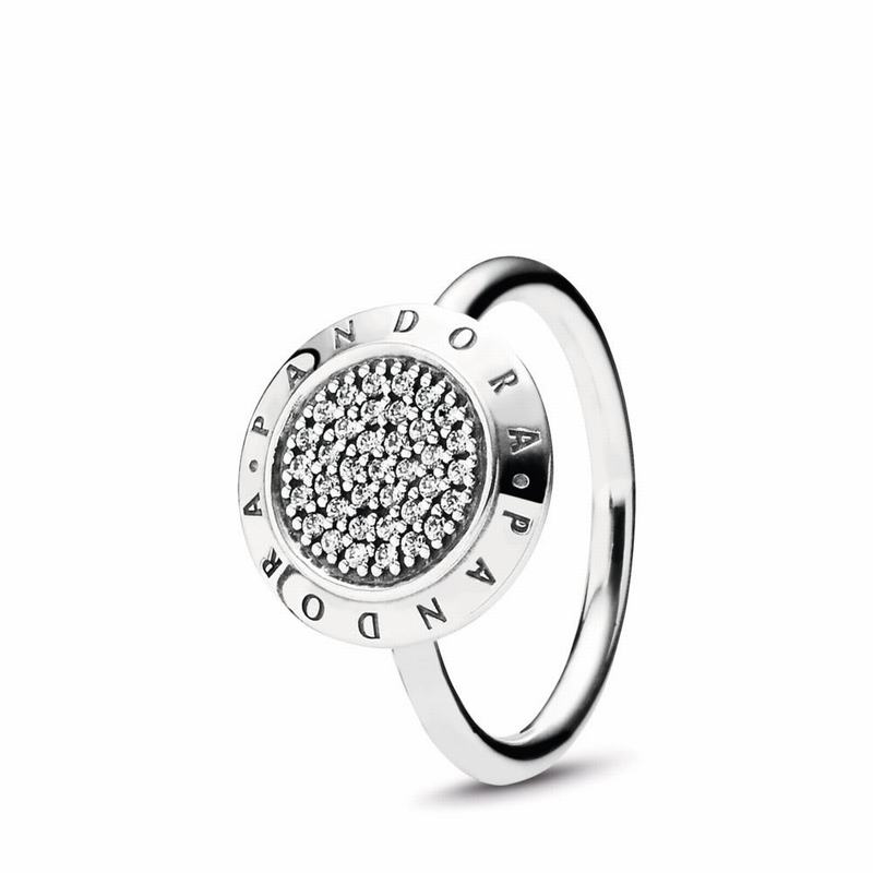 Pandora Signature Pavé Statement Ring - Sterling Silver/Cubic Zirconia - Canada | MH2650MG